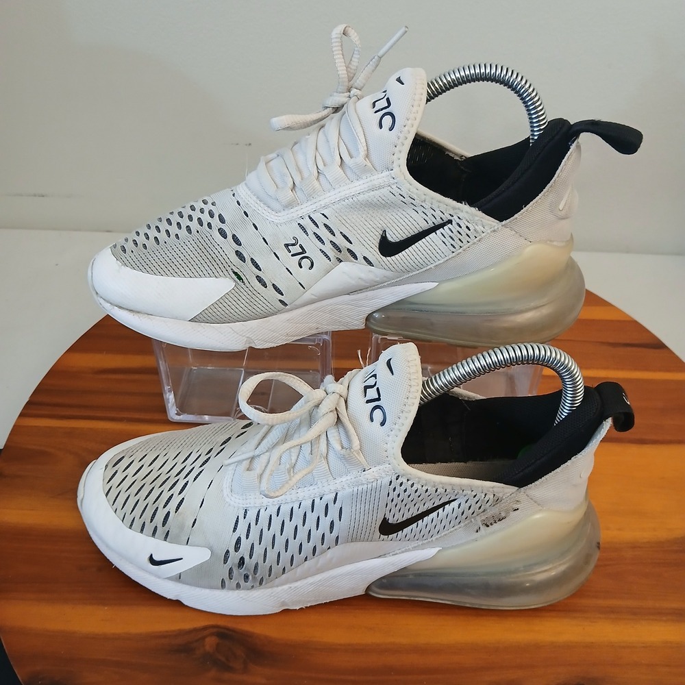 Nike Air Max 270 Women 7.5 White Running Shoes Sneakers AH6789-100